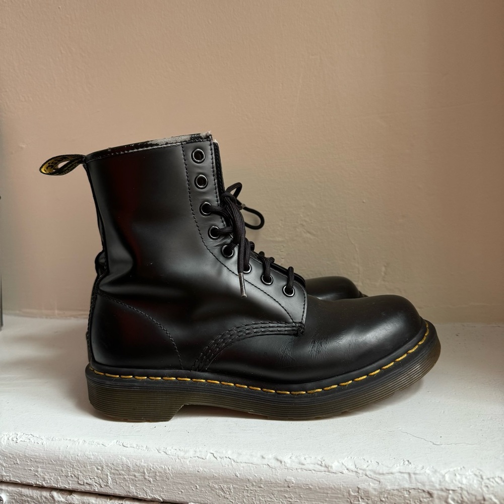 Dr Martens Smooth Leather Lace Up Boots